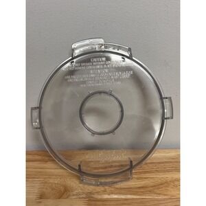 Cuisinart 8 Series Food Processor Work Bowl Cover Lid DLC-806GTXT Clear